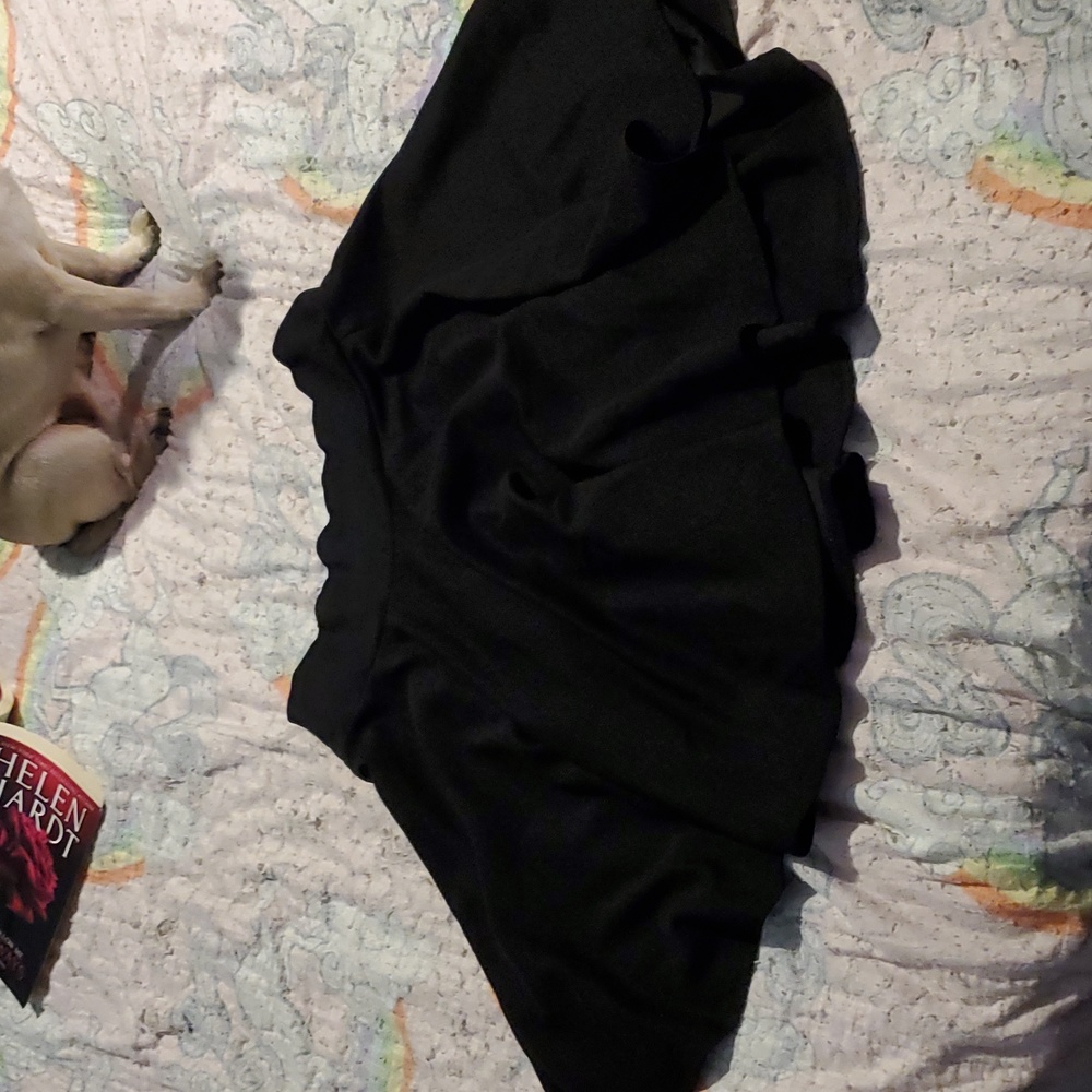 Adult small black skater mini skirt